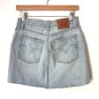 Levi Strauss Light Wash Denim Distressed Skirt- Size 26 Online Sale