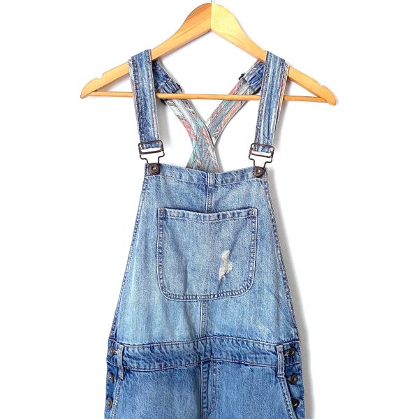 Forever 21 Distressed Denim Overalls- Size 26 Fashion