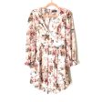 Shein Pink Floral Dress with Exposed Back- Size L on Sale