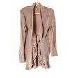 Umgee Open Knit Ruffle Waterfall Hook and Eye Closure Cardigan- Size S Online Sale