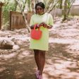 Zara Neon T Shirt Dress- Size L Supply