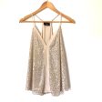 Vici Champagne Sequin Racerback Blouse- Size S Supply