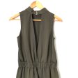 TOPSHOP Deep Olive Halter Romper with Belt- Size 2 Fashion