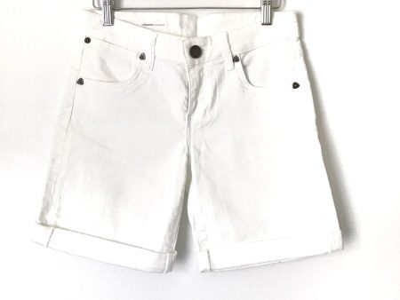 Kut From the Kloth White Catherine Boyfriend Shorts- Size 0 Supply