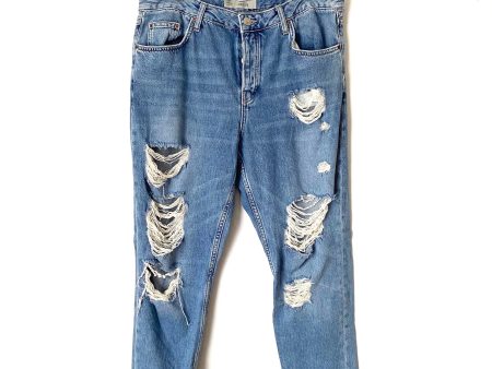 Topshop Moto Hayden Super Distressed Jeans- Size 30 (Inseam 23”) sold out online Discount