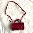 Wild Fable Burgundy Patent Leather Crossbody Bag (like new condition) Online Hot Sale