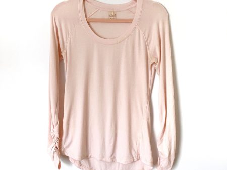 Calia By Carrie Underwood Pink Long Cinched Sleeve Top- Size S Fashion