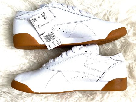 Reebok White Leather Sneakers NWT- Size 9 Online Hot Sale