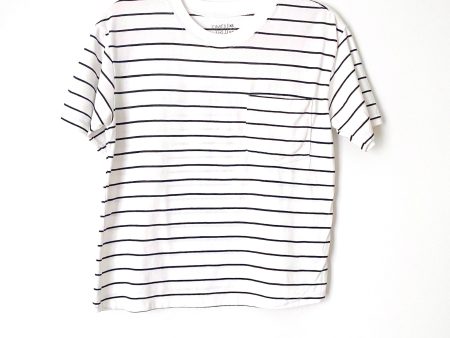 Time and Tru Striped Short Sleeve Top- Size XS For Discount