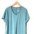 Time & Tru Blue V Neck T Shirt Dress- Size XL Online Sale