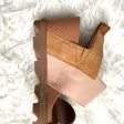 SOREL Camel Brown Slingback Wedge Sandal- Size 9 Online Sale