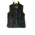 Jockey Black Reversible Faux Fur Vest- Size S Online now