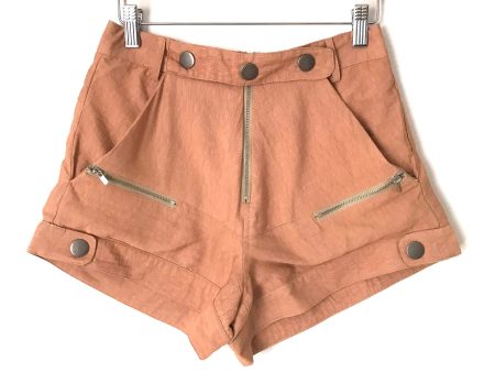 Fletch Marlow Moto Shorts with Zippers NWT- Size S (Run Small) For Cheap