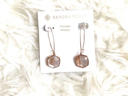 Kendra Scott Feather Weight Drop Earrings For Sale