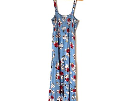 Loft Floral Smocked Tiered Maxi Dress- Size L (see notes) Cheap