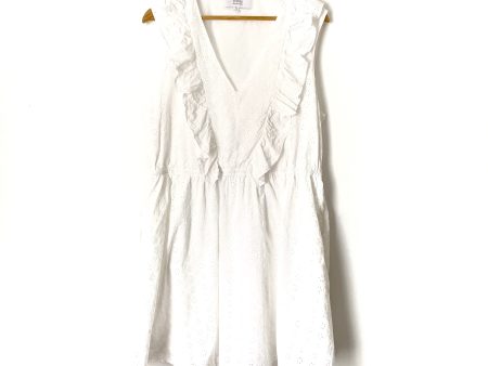 Textile Elizabeth and James White Eyelet Dress- Size XL Online