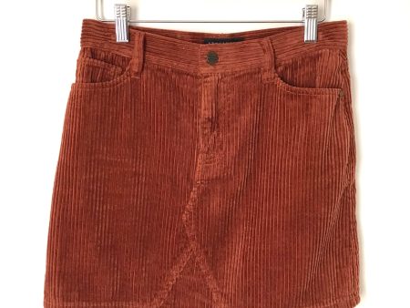 Sanctuary Rust Corduroy Skirt- Size 25 0 For Sale