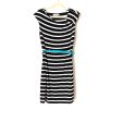 Calvin Klein Striped Belted Dress- Size 12 Discount