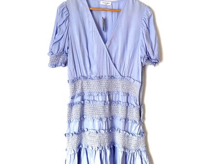 Vestique Light Blue Smocked Dress NWT- Size M Online now