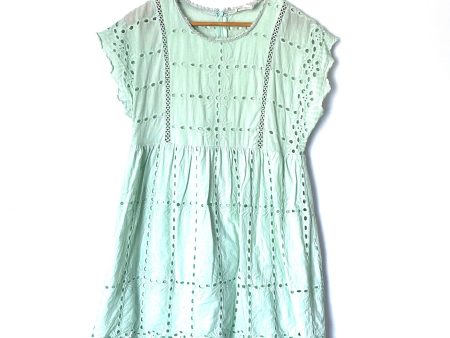 Loveriche Mint Green Eyelet Dress- Size L Online