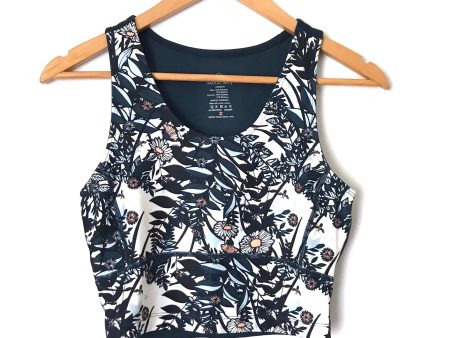 Sweaty Betty Printed Floral Crop Workout Tank- Size XS Sale