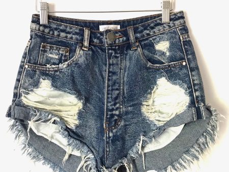 Vestique Distressed Denim Cutoff Shorts- Size S Cheap