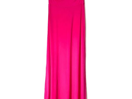 Always Me Hot Pink Maxi Skirt- Size M on Sale