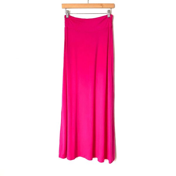 Always Me Hot Pink Maxi Skirt- Size M on Sale