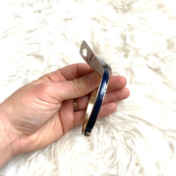 Tamina Navy Anchor Slim Bangle NWT on Sale