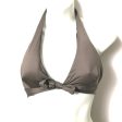 Vitamin A Olive Halter Tie Front Bikini Top- Size S (TOP ONLY) Cheap