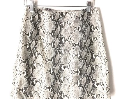 Vestique Faux Leather Snakeskin Print Skirt NWT- Size S For Discount