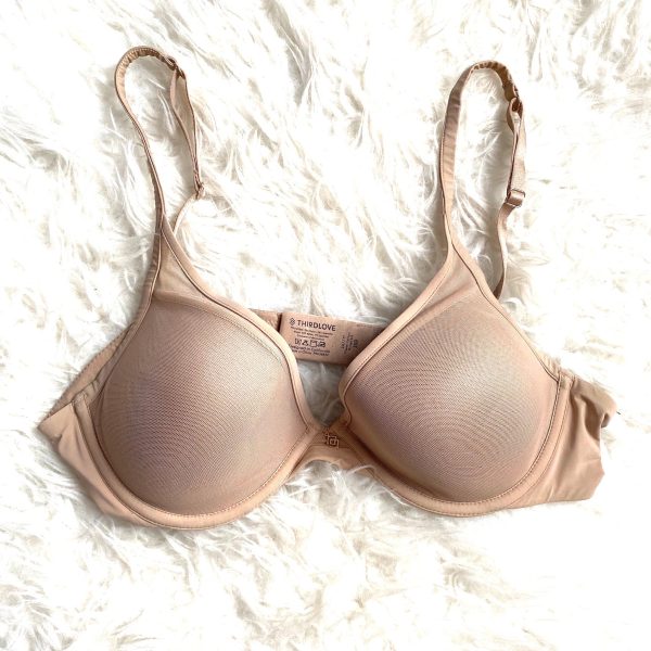 THIRDLOVE Taupe Classic Contour Plunge Bra- Size 36B Supply