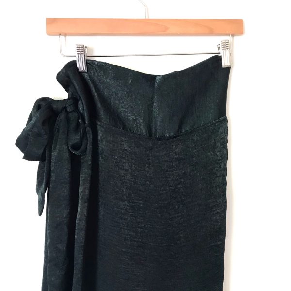 Blue Blush Deep Green Wrap Skirt- Size S Online