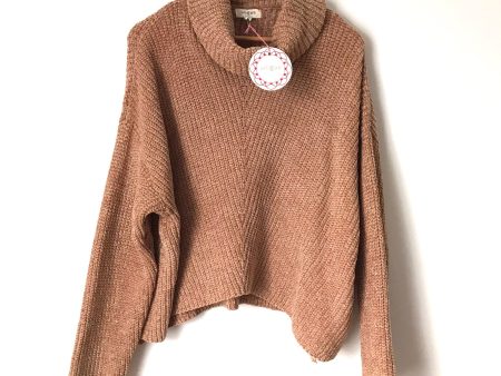 Umgee Turtleneck Chenille Cropped Sweater NWT- Size S Online Sale