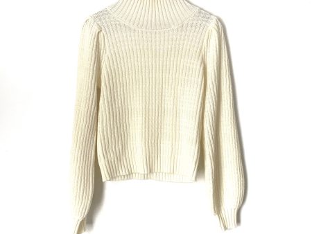 L’ Academie Ivory Knit Mock Neck Sweater- Size S (see notes) Online Hot Sale