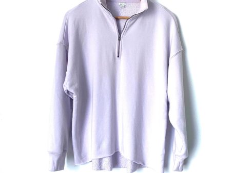 Aerie Light Purple 1 4 Zip Pullover- Size XS Online now