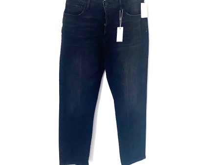 Warp + Weft “Paris High Rise Straight” Black Skinny Jeans NWT- Size 32 (Inseam 26 1 2”) Supply