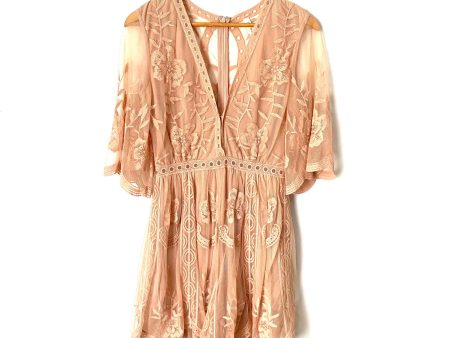 Wishlist Blush Lace Romper- Size S (see notes) Supply