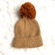 Madden Brown Knit Pom Pom Hat Online