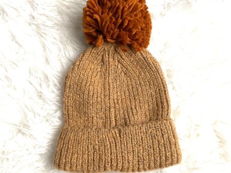 Madden Brown Knit Pom Pom Hat Online