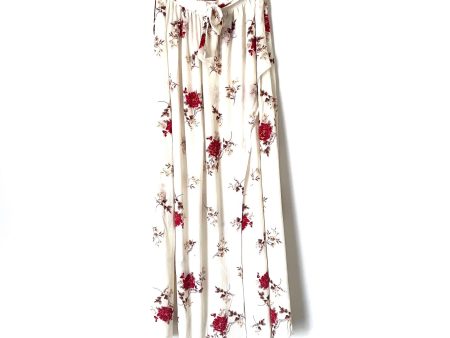 Goodnight Macaroon White Floral Maxi Skirt- Size M Online Hot Sale