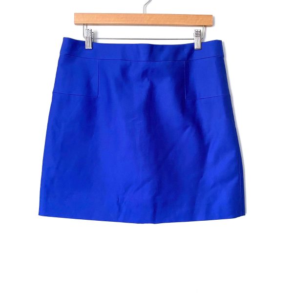 J Crew Blue Mini Skirt NWT- Size 12 For Sale