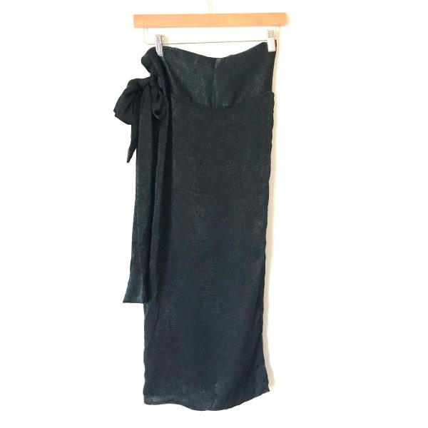 Blue Blush Deep Green Wrap Skirt- Size S Online