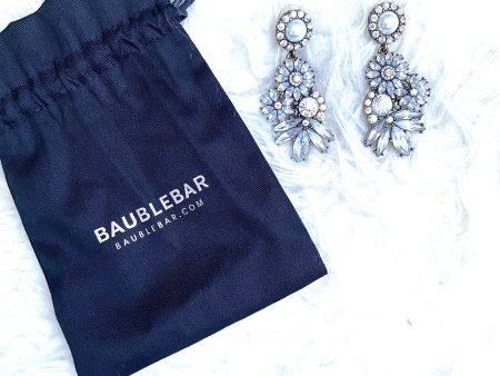 Baublebar Pearl and Rhinestone Floral Drop Earrings Online Sale