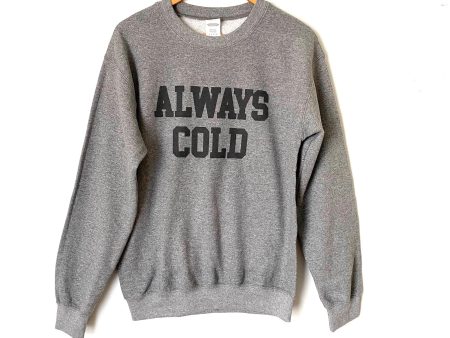 Gildan Grey “Always Cold” Pullover- Size S For Discount