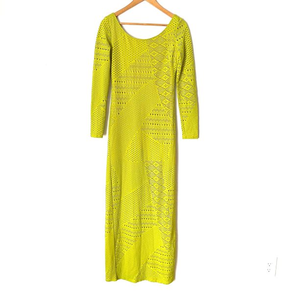 Twenty Neon Green Preforated Dress- Size S Online