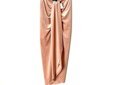 Akira Pink Velvet Midi Skirt NWT- Size M (we have matching top) on Sale