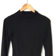 Vestique Black Long Sleeve Turtleneck Bodysuit- Size S Online