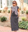 Talbots (The Oprah Magazine Collection) Grey Marled Knit Midi Dress- Size S Hot on Sale