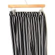 Xhilaration Navy Striped Paperbag Waist Wide Leg Palazzo Pants- Size L (Inseam 25.5 ) Sale